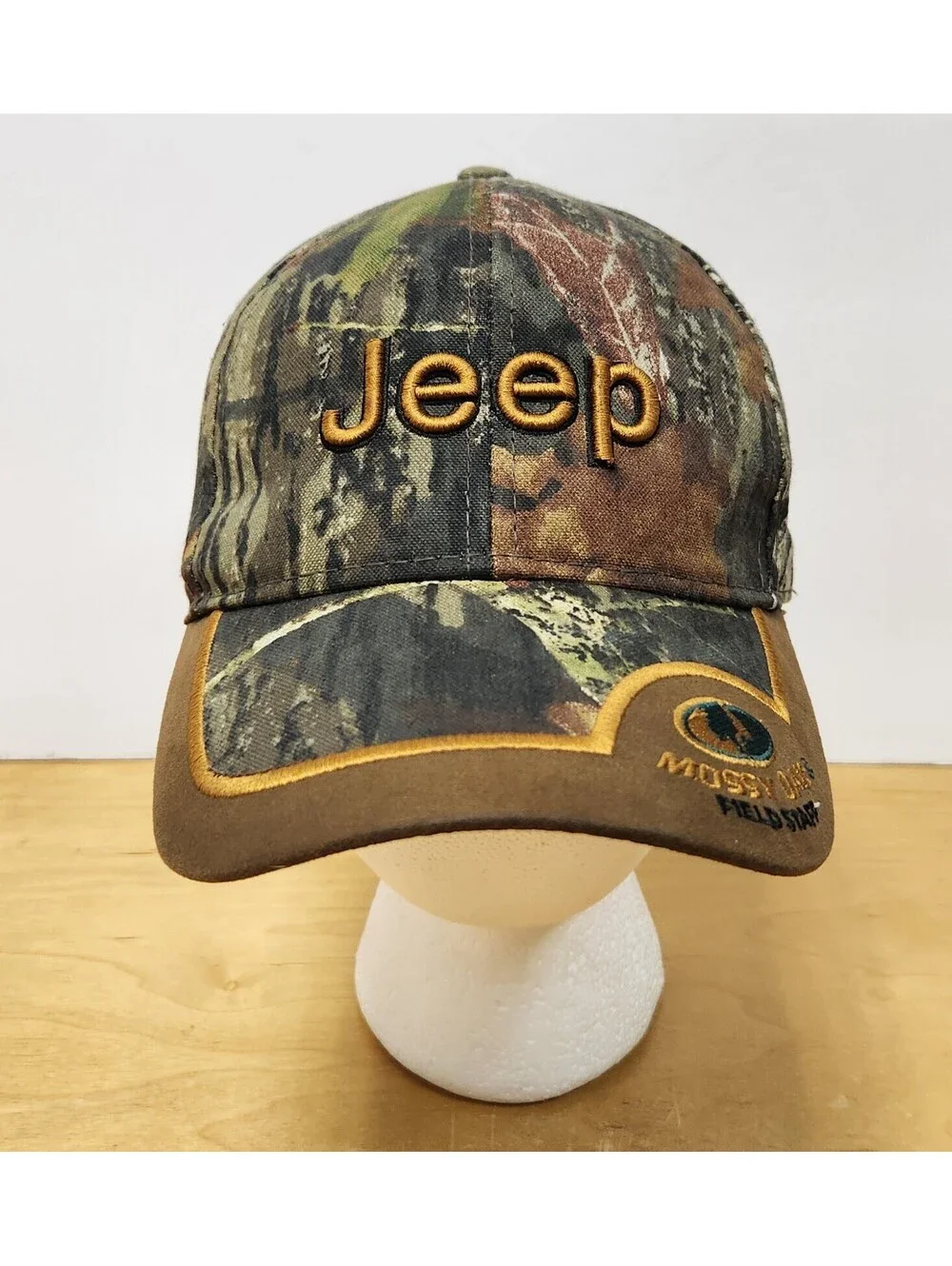 Vintage Jeep x Mossy Oak Field Staff Camouflage Hat Adjustable Baseball Cap